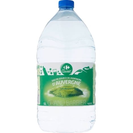 CARREFOUR Bidon Eau De Source DAuvergne 5L