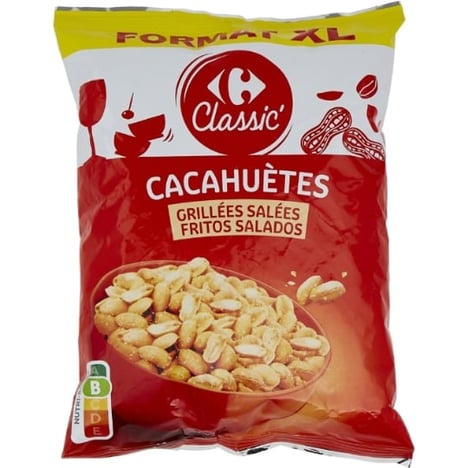 CARREFOUR Cacahuètes Grillées Salées 500 g