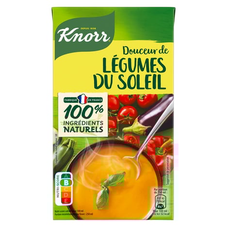 KNORR Soupe Légumes du Soleil 1 L