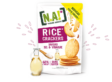 N.A! Rice Crackers Sel & Vinaigre 85g