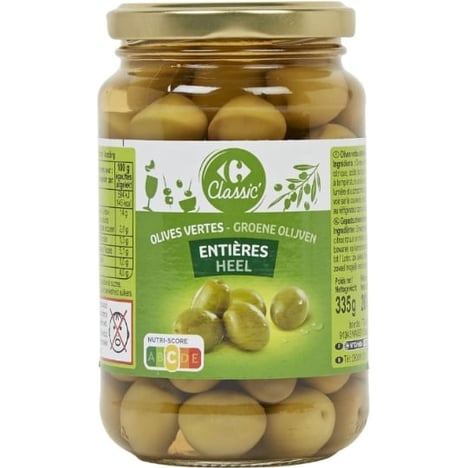 CARREFOUR Olives Vertes Entières 200G