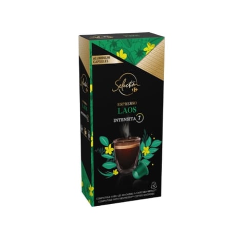 CARREFOUR SELECTION Cafe Capsule Laos X10