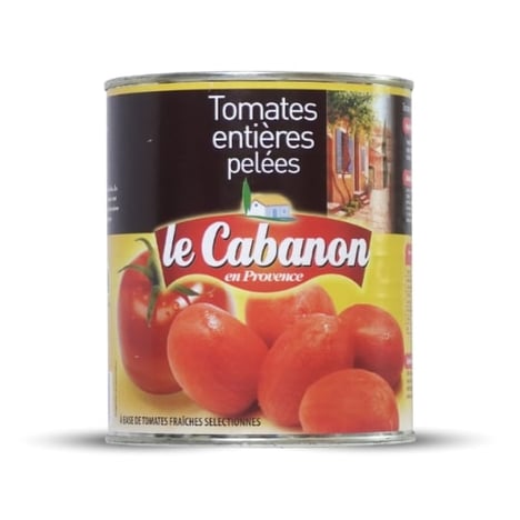 LE CABANON Tomates Entières Pelées Format 1/2