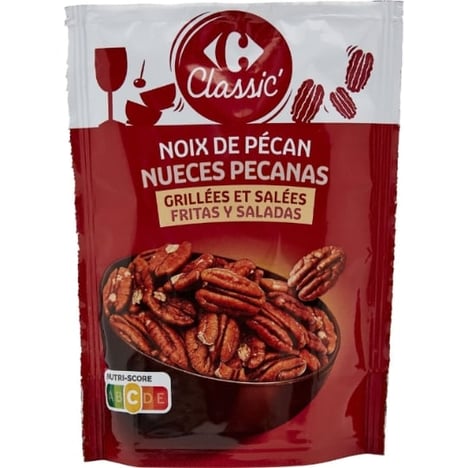 CARREFOUR Noix de Pécan Grillées Salées 100 g
