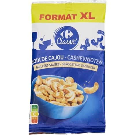 CARREFOUR Noix de Cajou Grillées Salées 300 g