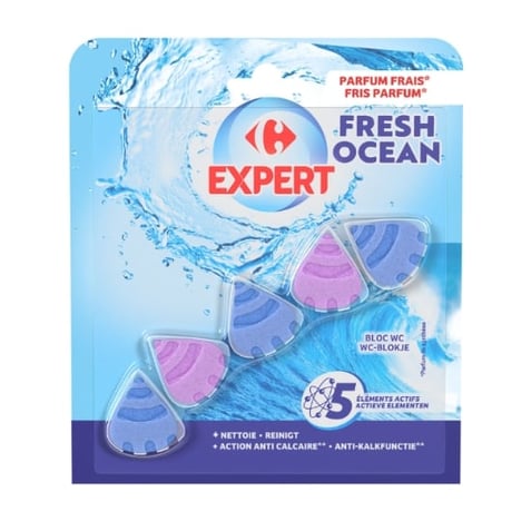 CARREFOUR Bloc WC Marine Fresh Pack de 5