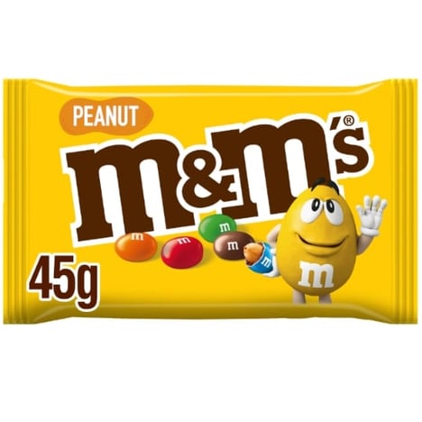 M&M'S Cacahuètes Enrobées de Chocolat 45 g