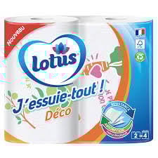 LOTUS Papier Toilette 2 Rouleaux