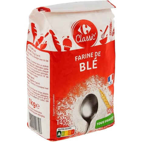 CARREFOUR Farine de Blé Type 45 1kg