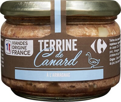 CARREFOUR Terrine de Canard à l'Armagnac 180 g