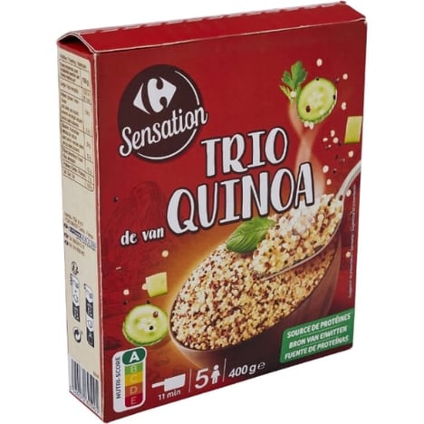 CARREFOUR Mélange de 3 Quinoas 400 g