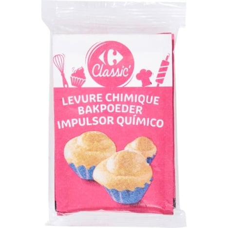 CARREFOUR CLASSIC BLANC Levure Chimique 66Gr