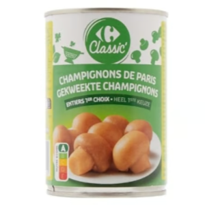 CARREFOUR Champignons Entiers 1er Choix Format 1/2