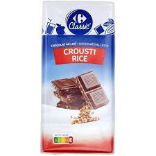 CARREFOUR Chocolat au Lait Riz Lot de 2 200g