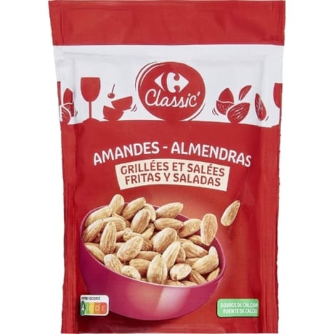 CARREFOUR Amandes Grillées pour Apéritif 200 g