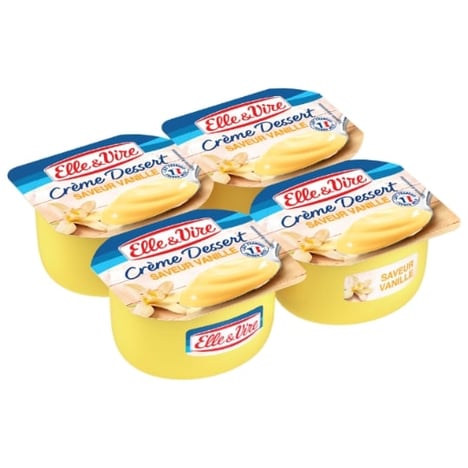 ELLE & VIRE Crème Dessert Café 4x100 g