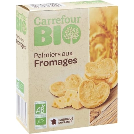 CARREFOUR BIO Palmiers aux Fromages 100 g