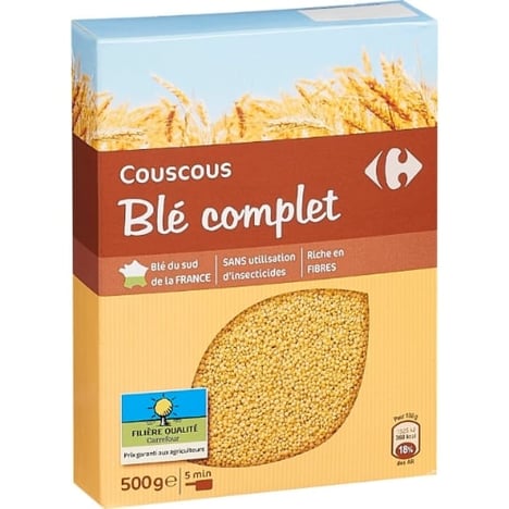 CARREFOUR Couscous de Blé Complet 500 g