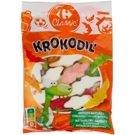 CARREFOUR Bonbon Krokodil 250G