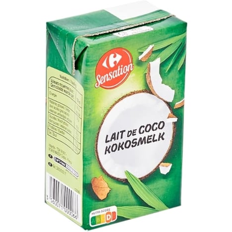 CARREFOUR SENSATION Lait de Coco Premium 250 g
