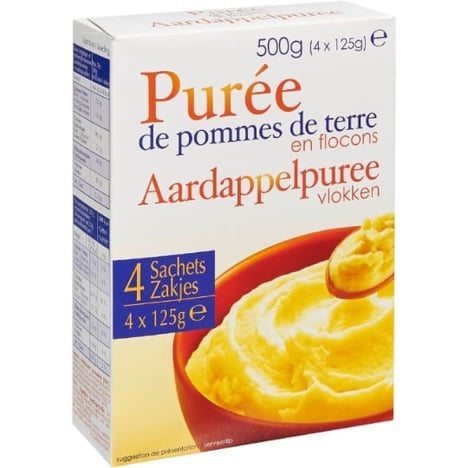 PP BLANC Purée Nature Pack de 4x125 g
