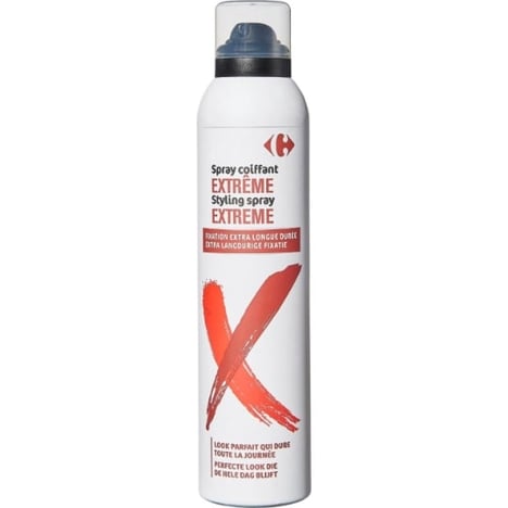 CARREFOUR Spray coiffant fixation extrême 250ML