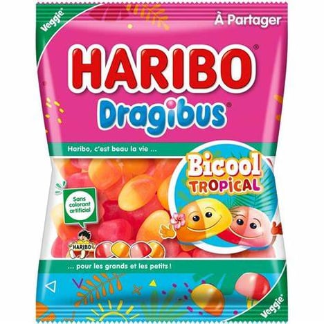 HARIBO Dragibus Bonbons Gélifiés 250 g