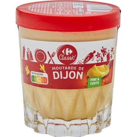 CARREFOUR Moutarde de Dijon Verre 280 g