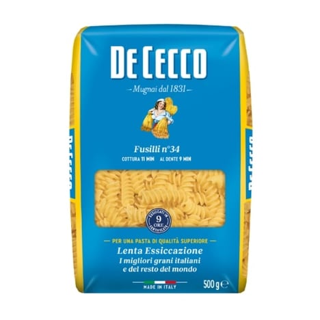 DE CECCO Fusilli N°34 500 g