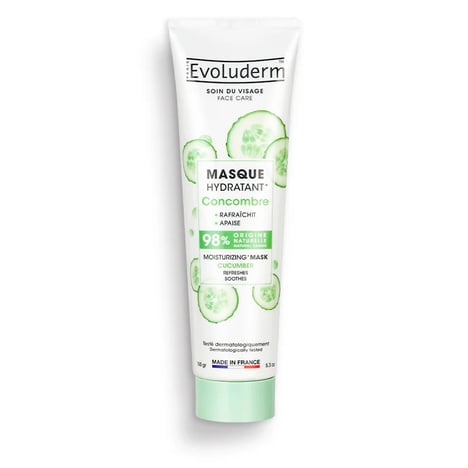 EVOLUDERM Masque Visage Concombre 150 g