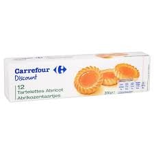 PP BLANC Tartelettes à l'Abricot 200 g