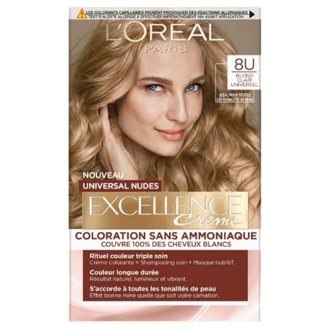 L'ORÉAL EXCELLENCE CRÈME Universal Nudes Blond Très Clair N°9