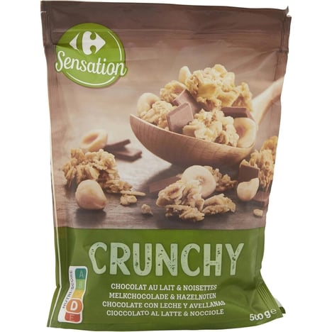 CARREFOUR Muesli Croustillant Chocolat au Lait 500 g