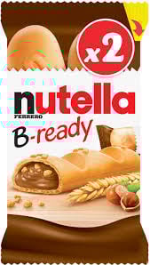 NUTELLA B-Ready Gaufrettes Fourrées 2x44g