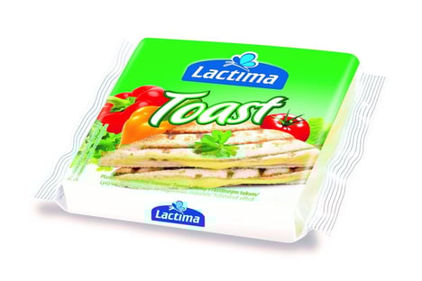 LACTIMA Fromage Fondu pour Toast Pack de 6 Portions 100g