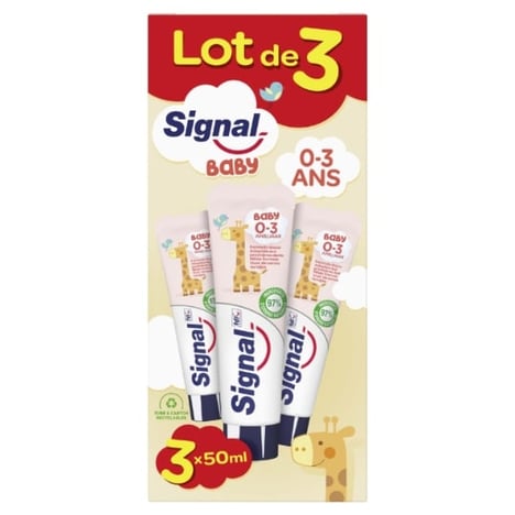 SIGNAL Baby Dentifrice Fraise 0-3 ans 50ml