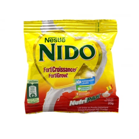 NIDO NUTRIPAK FORTIGROW Lait en Poudre 20 g