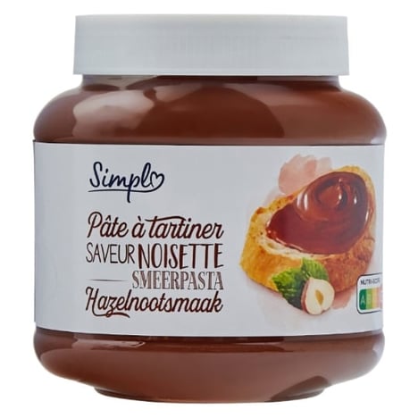 CARREFOUR SIMPLY Pâte à Tartiner Saveur Noisette 750 g