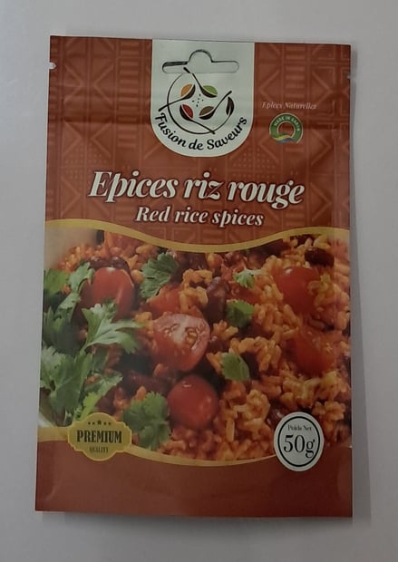 FUSION DE SAVEUR Épices pour Riz Rouge 50 g