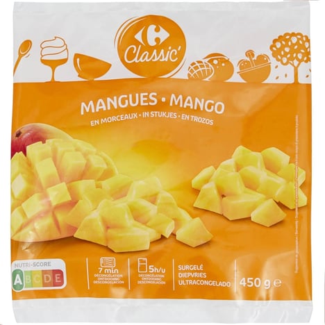 CARREFOUR Mangues Surgelées 450g