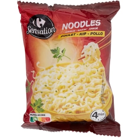 CARREFOUR Nouilles Instantanées Saveur Poulet 85 g