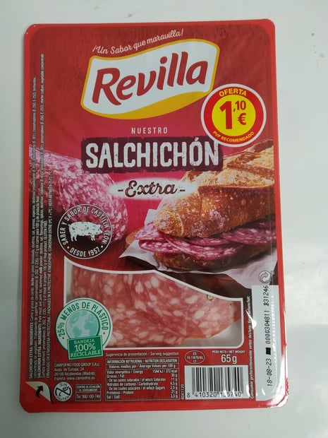 REVILLA Salchichón Extra 65 g