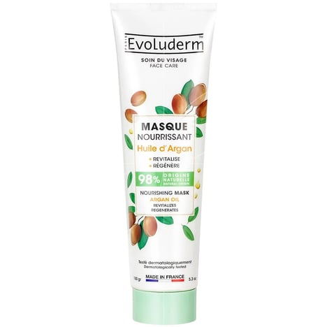 EVOLUDERM Masque Visage Huile d'Argan 150 g