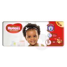 HUGGIES Dry Comfort Couches Taille 5 (+15 kg) Pack de 44