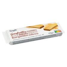 SIMPL Gaufrettes Fourrées au Chocolat 175 g