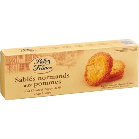 REFLETS DE FRANCE Sablés Normands aux Pommes 150 g