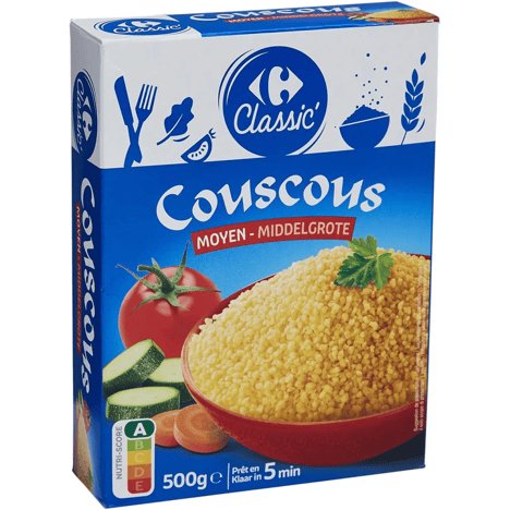 CARREFOUR Semoule de Blé Pur Moyenne 500 g