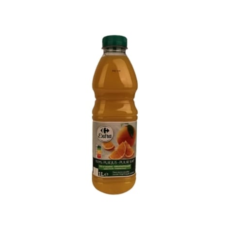 CARREFOUR Pur Jus DOrange Sans Pulpe 1L PET