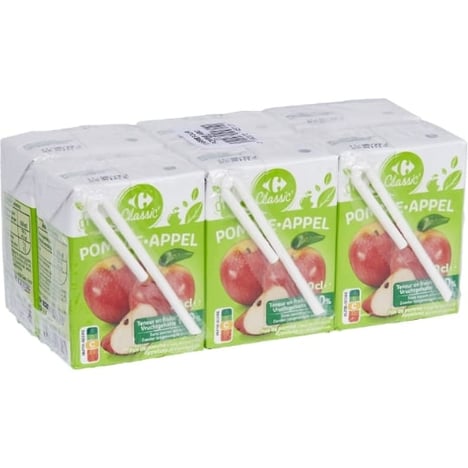 CARREFOUR Jus de Pomme à Base de Concentré 6x20 cl