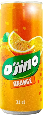 DJINO Orange Canette 33 cl